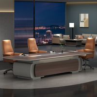 Table de conférence moderne en bois Sanxin, mobilier de bureau de luxe, table de réunion et chaises