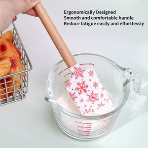 Ensemble d'outils de cuisson 4 pièces à quantité minimale de commande basse avec boîte-cadeau Spatule en silicone <span class=keywords><strong>Emporte</strong></span>-pièce Rouleau à pâtisserie et fouet à <span class=keywords><strong>oeufs</strong></span> Parfait <span class=keywords><strong>pour</strong></span> Noël - Product Image 5