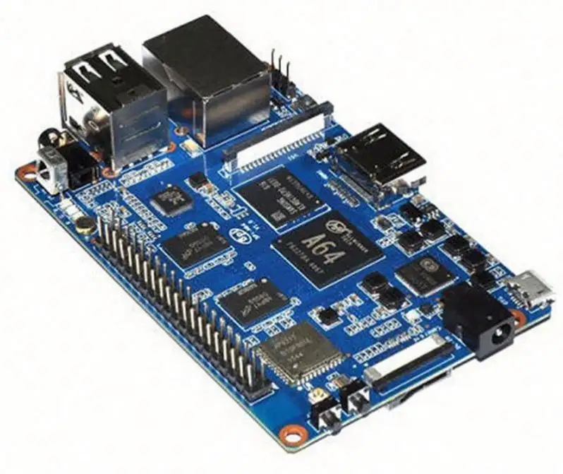 Banane Pi BPI-M64 Quad-Core 64 Bit SBC mit All winner A64 Design