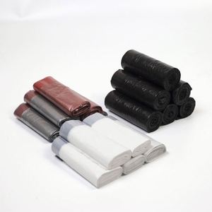 Bolsas de Basura de Plástico PE con Cordón y Asa de Cuerda Suave, Impresión de Logotipo Personalizado de Fabricantes de Alta Calidad - Product Image 1