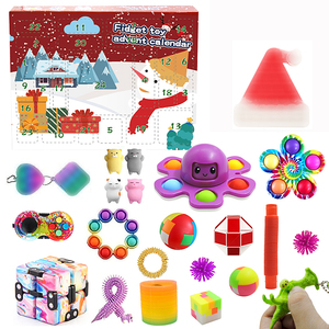 2023 vente chaude Anti Stress presser jouets sensoriel noël Fidget jouets Pack ensemble Fidget jouet <span class=keywords><strong>calendrier</strong></span> de l'avent - Product Image 2