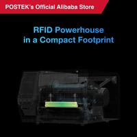 Impresora de Etiquetas POSTEK Serie GX 600dpi Semi-Industrial, Impresora de Transferencia Térmica de Códigos de Barras/RFID con Cortador de Alta Velocidad A400S