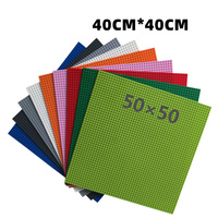 Plaque de base micro 50x50 compatible avec les briques Gao 40x40cm, blocs de construction muraux, jouet pour enfants, maternelle