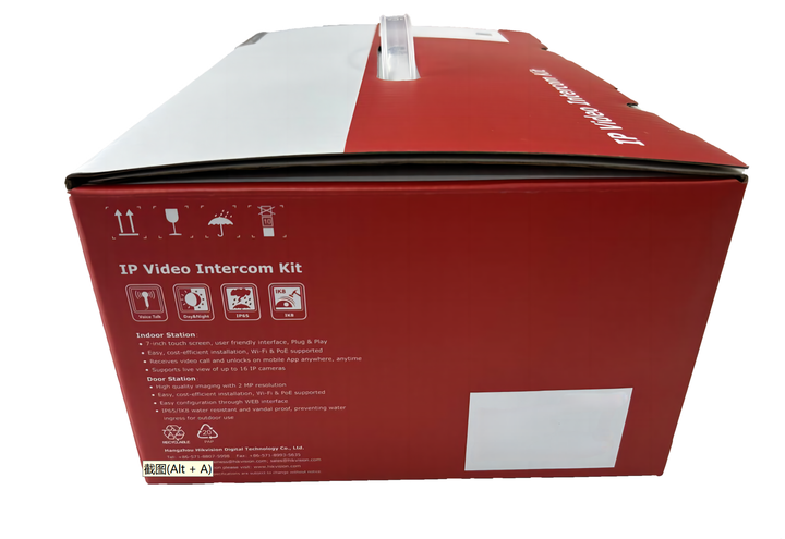 Intercom System IP Video Intercom Kit DS-KIS604-S Network Video Intercom Bundle for Villa or House