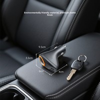 Cargador de Coche Rápido de 65W QC3.0 con Doble USB Tipo-C, Pantalla Digital, Divisor de Encendedor de Cigarrillos, Adaptador de 2 Puertos, Certificado CE