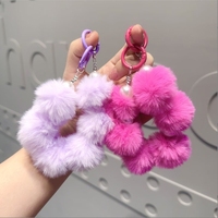 Pendentif de téléphone portable créatif en peluche pour l'automne et l'hiver, décoration manuelle pour couple, accessoires pour sac d'école pour enfants