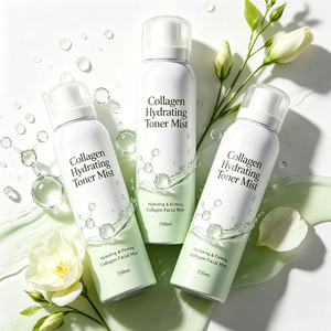 150ml Collagen Facial Toner Mist Hydrating Firming Face <b>Spray</b> For <b>Moisturizing</b> Skin Care Makeup Setting OEM - Product Image 3