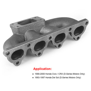 Collecteur Turbo en fonte pour Honda <span class=keywords><strong>Civic</strong></span> Crx Del Sol D15 <span class=keywords><strong>D16</strong></span> 1.6L Sohc 38mm Wg T3/T4 - Product Image 4