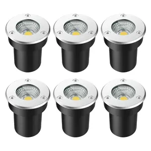 COB Warm White Cold White IP67 Waterproof Outdoor Embedded Recessed LED Underground Light Stage Step Light LED Outdoor Lighting