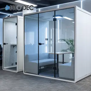 Vip Audiology Read Work Pod With Furniture Soundproof Booth Telephone Cabin Meet Phone Pod Office Booth Sound Insulation Room