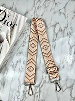 Tas tangan tali tas bahu Jacquard Fashion dompet selempang dapat disesuaikan tali bahu pengganti pola kustom untuk tas