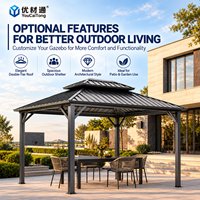 Pergola en aluminium minimaliste, résistante à la corrosion, avec ombrage optimal, pour villas, balcons, cours et projets de loisirs extérieurs – Approvisionnement en gros