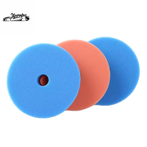 Tampons <span class=keywords><strong>de</strong></span> polissage en mousse et éponges <span class=keywords><strong>de</strong></span> polissage pour voitures, utilisés pour le polissage fin. - Product Image 1