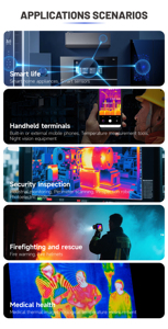 Tiny2-C thu nhỏ <span class=keywords><strong>Analog</strong></span> lwir máy ảnh 3.2 mét ống kính 280mW điện năng thấp CMOS cảm biến H.265 <span class=keywords><strong>Video</strong></span> SD Card tầm nhìn ban đêm cho các thiết bị y tế - Product Image 6