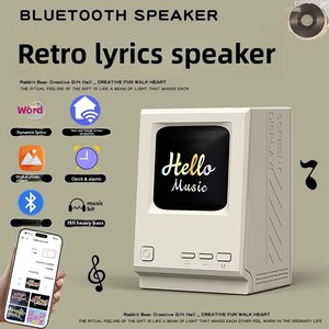 Haut-parleur rétro 5.3 5W, cadeau <span class=keywords><strong>d</strong></span>'<span class=keywords><strong>anniversaire</strong></span> créatif et pratique pour filles, idéal pour les garçons, pour célébrer le Nouvel An - Product Image 2