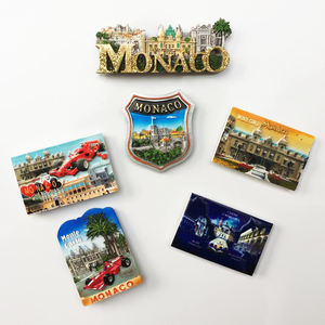 Monaco <span class=keywords><strong>Monte</strong></span> Carlo Magnetic Racing campionato regali casinò turismo frigo Souvenir all'ingrosso personalizzato Monaco frigo magnete - Product Image 1