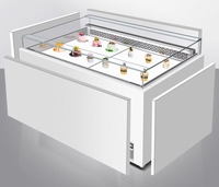 Commercial Slide out réfrigéré chocolat pâtisserie dessert bar boulangerie gâteau vitrine réfrigérateur pour gâteau