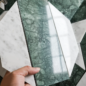 Mosaico in <span class=keywords><strong>Marmo</strong></span> Verde Scuro per Rivestimenti Interni di Hotel, Scuole, Ospedali e Piscine, Soluzione di Design Grafico - Product Image 5