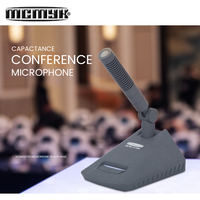 Microphone à condensateur filaire professionnel OEM 48V avec connecteur XLR, construction métallique, réduction du bruit, léger, pour conférence