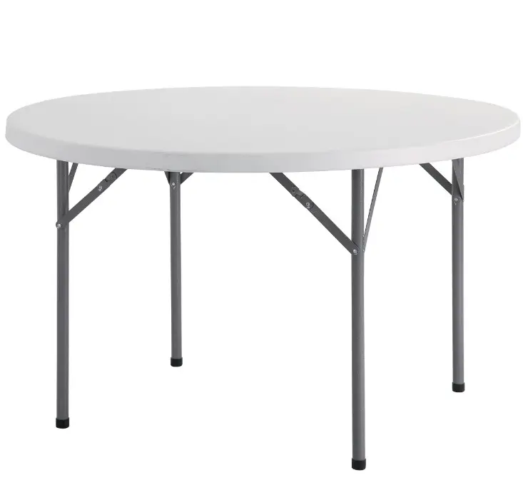 5ft PLASTIC FOLDING BANQUET TABLE One piece