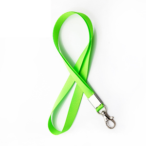 No Logo Printing <b>Polyester</b> <b>Lanyard</b> With Metal Clip Blank Plain <b>Lanyard</b> - Product Image 5