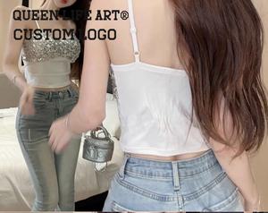 <span class=keywords><strong>Camiseta</strong></span> personalizada, trajes de baile delanteros y traseros, tops de <span class=keywords><strong>lentejuelas</strong></span> doradas para mujer, camisetas en blanco con etiquetas personalizadas, <span class=keywords><strong>camiseta</strong></span> sin mangas, camisola - Product Image 3