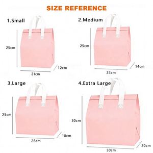 Sac isotherme de transport personnalisé avec logo imprimé, sacs d'emballage non tissés à bas prix pour usine, sacs fourre-tout isothermes - Product Image 2