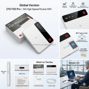 ZTE F50 Pro MU3356 5G Pocket WiFi Global Version Portable Hotspot Dual-Band Wi-Fi 6 Octa-core CPU Dual Nano-SIM Free Switch - Product Image 6