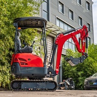 Mini Excavator CE/EPA Garden Micro HT18 HT18DS3P Mini Digger Excavator 1.8 Ton Mini Excavator