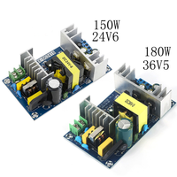 Modul Konverter Daya AC-DC Switching 150W 24V 6A, Papan Tanpa Casing, 110V/220V ke 24V 6A