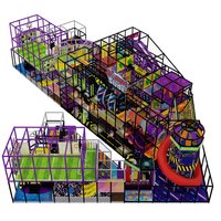Parcours d'obstacles en zigzag écologique pour enfants, centre de divertissement familial, équipement de terrain de jeu intérieur tendance