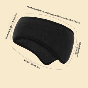 <span class=keywords><strong>Cache</strong></span>-oreilles en polaire d'hiver <span class=keywords><strong>Bandeau</strong></span> pour hommes femmes Sleeping Ski <span class=keywords><strong>Running</strong></span> Cycling Earmuffs Head Band Ski Casual Outdoor - Product Image 2