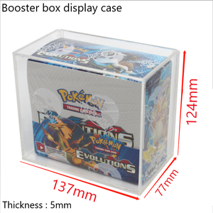 Boîte en acrylique pour cartes Pokémon avec couvercle magnétique, pour boosters et coffrets d'entraînement Elite - Product Image 4