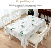 Nappe en PVC avec envers en flanelle, motifs blancs et noirs, nappe en rouleau avec envers en tissu flanelle, résistante à l'huile et à l'eau