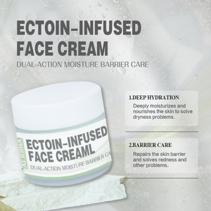 ZS Logo privé Ectoin-Infused Crème pour le visage Hydratant Texture rafraîchissante Ceramide Réparer les peaux sensibles <span class=keywords><strong>Lotion</strong></span> <span class=keywords><strong>Anti</strong></span> Rougeurs - Product Image 2