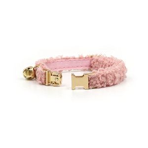Colliers en velours Teddy pour chats et chatons 2026, inspirés de TikTok, avec laisse de promenade et nœud assorti - Product Image 6
