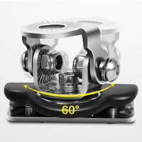 2 Soportes Universales de Montaje con Abrazadera para Luces LED de Trabajo en Pilar A y Capó para Jeep Wrangler, Camionetas, SUV y Accesorios Todoterreno