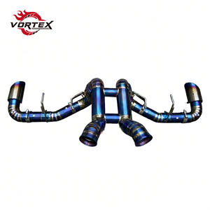Tubo de Escape Recto de Titanio Vortex, Tubo en X, Escape Medio para McLaren 570S 570GT 540C 3.8L 2015-2023, Estilo de Pista sin Válvulas - Product Image 1