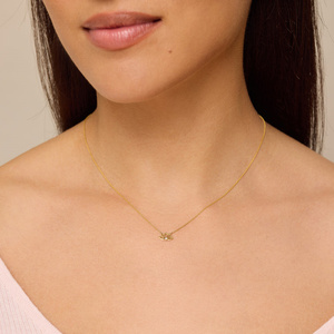 สร้อยคอทอง 18k <span class=keywords><strong>ร</strong></span>ูปดอกบัวขนาดเล็ก<span class=keywords><strong>ป</strong></span>ระดับเพชรสำหรับผู้หญิง สร้อยคอแบบ<span class=keywords><strong>ป</strong></span>รับแต่งได้สำห<span class=keywords><strong>ร</strong></span>ับผู้หญิง สร้อยคอแฟชั่นสำห<span class=keywords><strong>ร</strong></span>ับสุ<span class=keywords><strong>ภ</strong></span>าพสตรี สร้อยคอสวยงาม ขายส่ง - Product Image 2