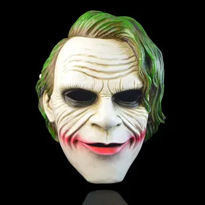 Joker Donker Ridder Masker Cosplay Hars Masker Fancy Dress Clown Masker