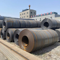 Bobines de tôle d'acier au carbone laminées à chaud et à froid, noires huilées, ASTM A36 Q195 Q235B S235jr Hr HRC HS Code, qualité supérieure, prix usine
