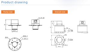 Pompe à encre noire MG 40W à dents fines 4 très courtes pour Sun Stone, état neuf - Product Image 4