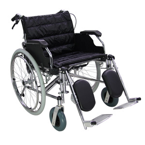 Fauteuil roulant manuel Hiroka Yasu HJK-W951AC-56 pliable avec accoudoirs réglables pour personnes âgées et handicapées - Product Image 2