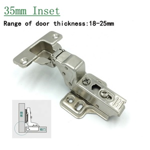 Bisagra especial de 35 mm con panel lateral grueso para puerta de 25 mm de grosor con cierre suave y bisagra de clip para uso en cocinas y escuelas - Product Image 6