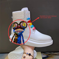 Etiquetas Adhesivas Personalizadas de Fábrica, Resistentes a los Arañazos, de Vinilo, Transferencia en Frío, para Mascarillas Lavables, Zapatos y Ropa