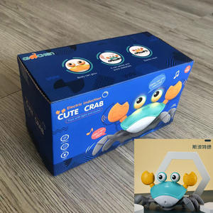 Cross-border Electric Sound Light <b>Toy</b> Automatic Induction Rechargeable <b>Crawling</b> Crab Children's Educational <b>Toy</b> ABS Material for - Product Image 5