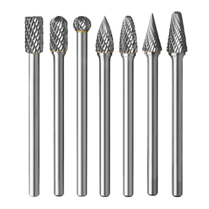 Ensemble de fraises rotatives en carbure de tungstène de haute qualité pour les applications en métal dur et en acier inoxydable A5 A6 E <span class=keywords><strong>D</strong></span> G F H - Product Image 1