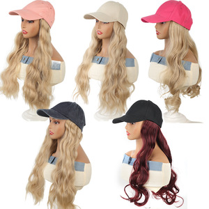 Peluca Star Source con Gorra, Color, Largo y Estilo Personalizables, Cabello Liso o Rizado, Material de Fibra de Alta Temperatura, para Cosplay, a la Moda - Product Image 3
