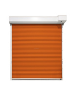 Volet roulant commercial en alliage d'aluminium coupe-vent |   Tailles et couleurs personnalisées |   Fonctionnement Automatique Insonorisant Extérieur/Centre Commercial/Garage
