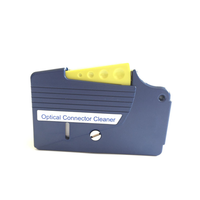 Cassette de nettoyage de connecteur optique de boîte de nettoyage de fibre optique bleue Ftth pour les réseaux 4G 3G GSM TCP POE et GPRS